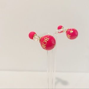 🤩🤩 Dior 🤩🤩 Hoy Pink Tribales Earrings